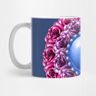 Pride Rosette - Bisexual Mug